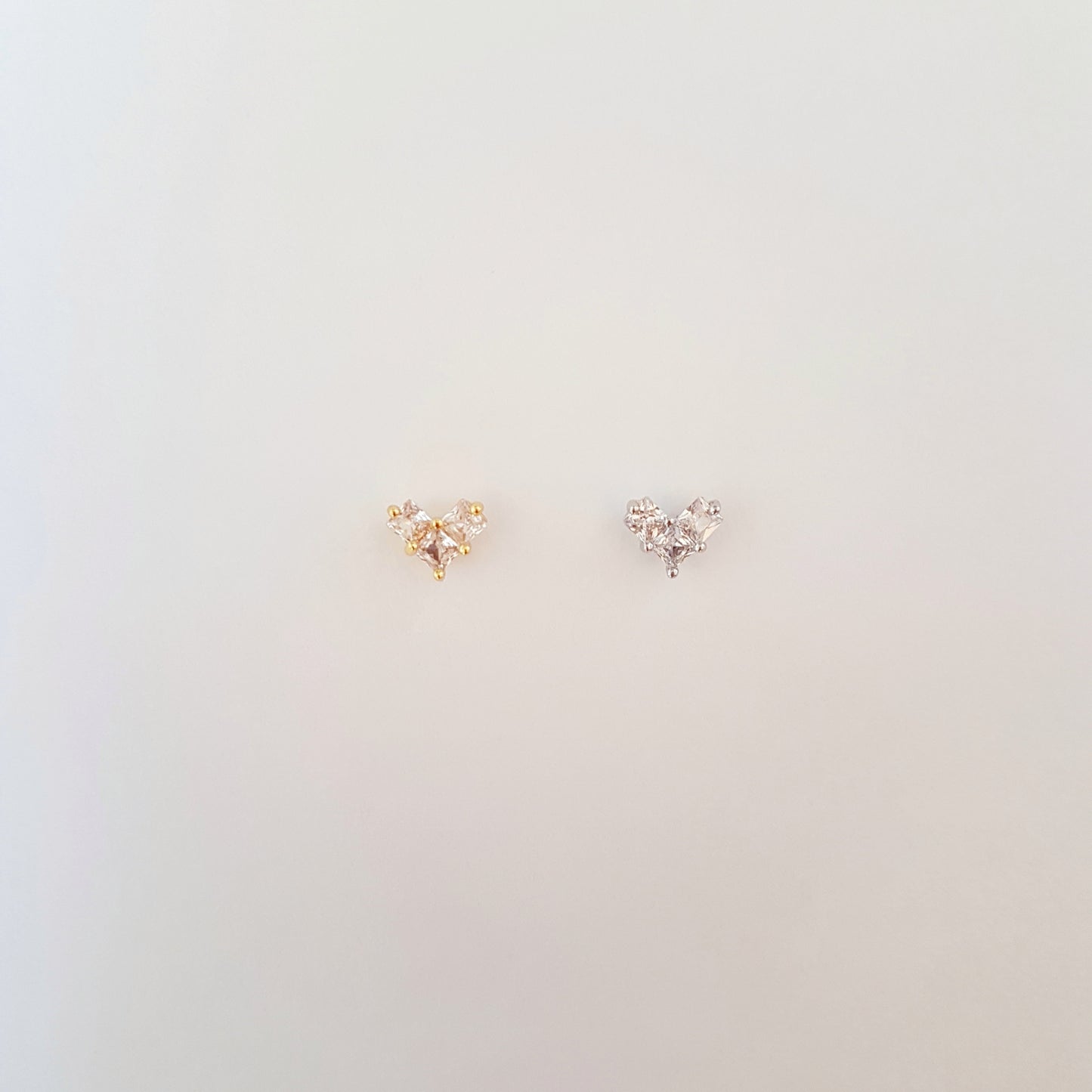 HEART CRYSTAL STUD
