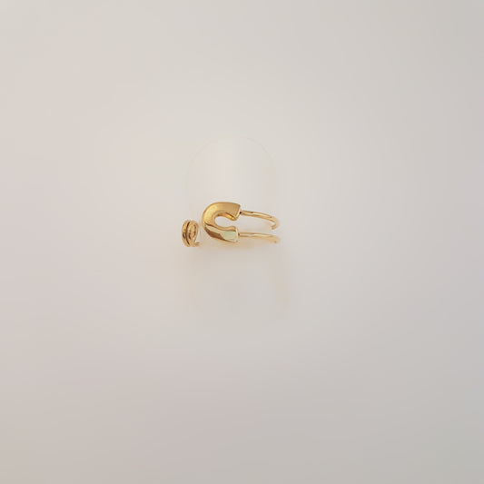 SAFETY PIN RING