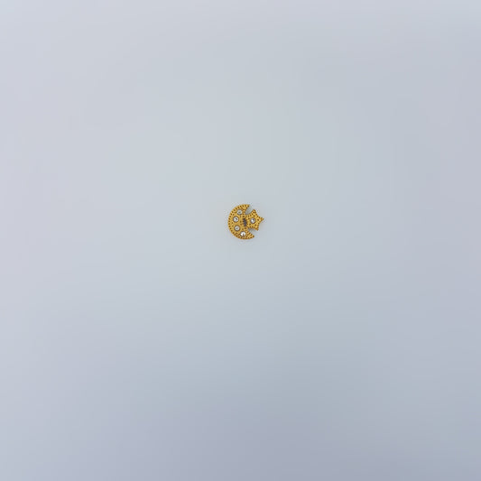 MOON AND STAR MINI EARRING