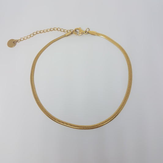 HERRINGBONE ANKLET